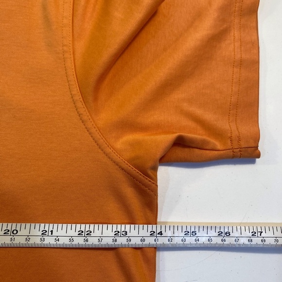 Kenneth Roberts Rust Orange Cotton Polo - Picture 5 of 8